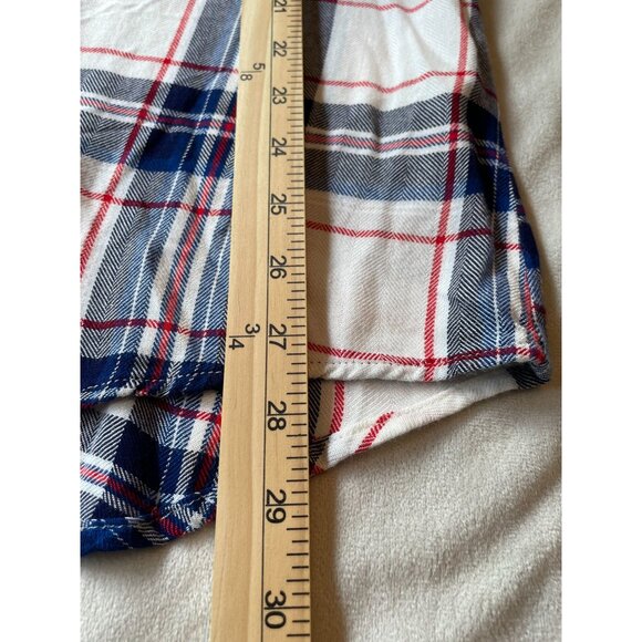 Max Jeans Womens Tartan Plaid Button-Down Shirt 1X - Picture 4 of 8